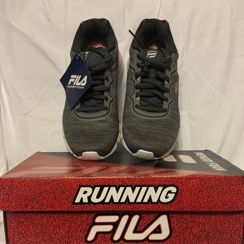 Fila Gray Athletic Running Shoes